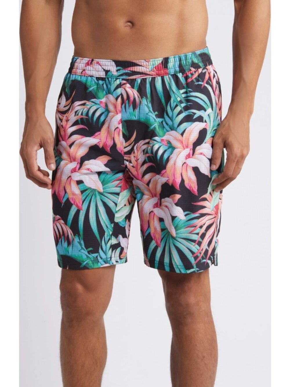 Tommy Bahama Mens Monterey Coast Midnight Tropic Swim Shorts Trunks Size S